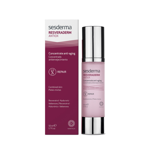 RESVERADERM ANTIOX Facial Concentrated anti-aging - Концентрат омолаживающий для лица, 50мл